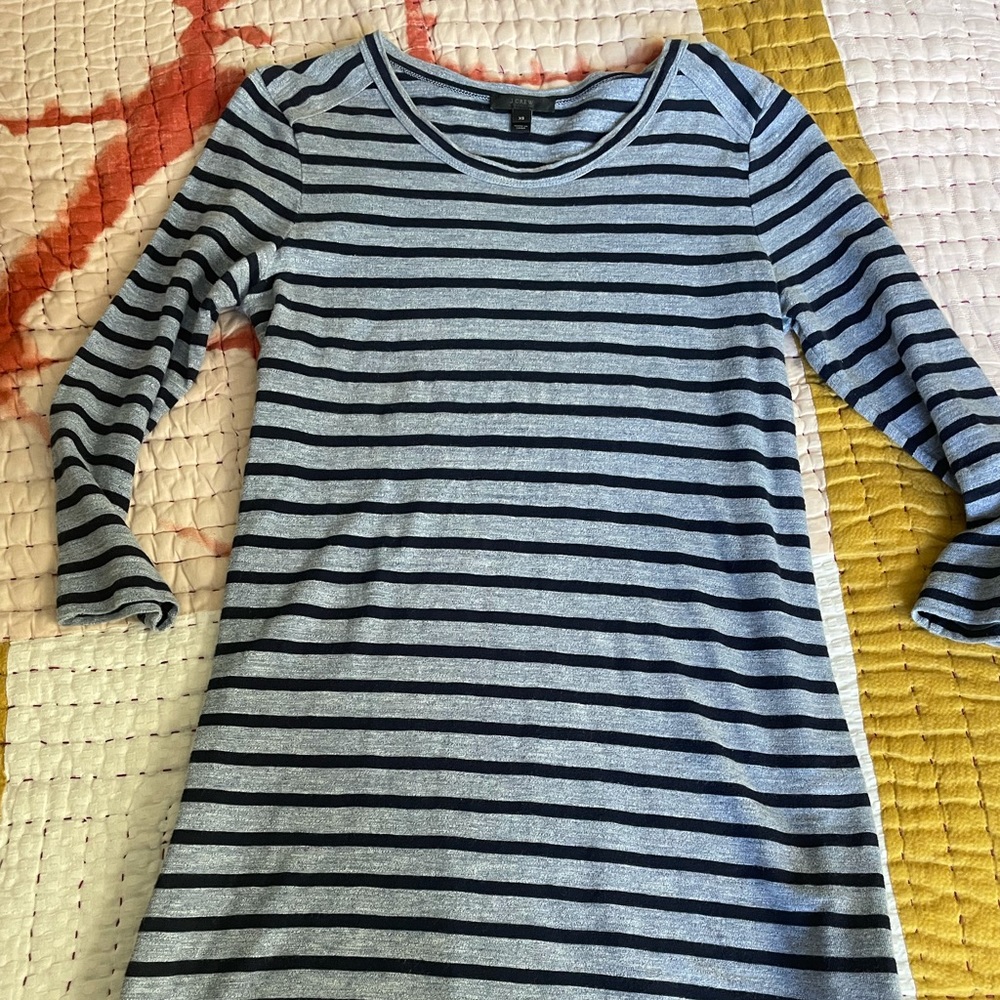 J Crew Stripped Dress